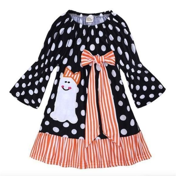 One Blessed Nana Other - NWT *BOUTIQUE*  FUN & HAPPY GHOST DRESS     3T